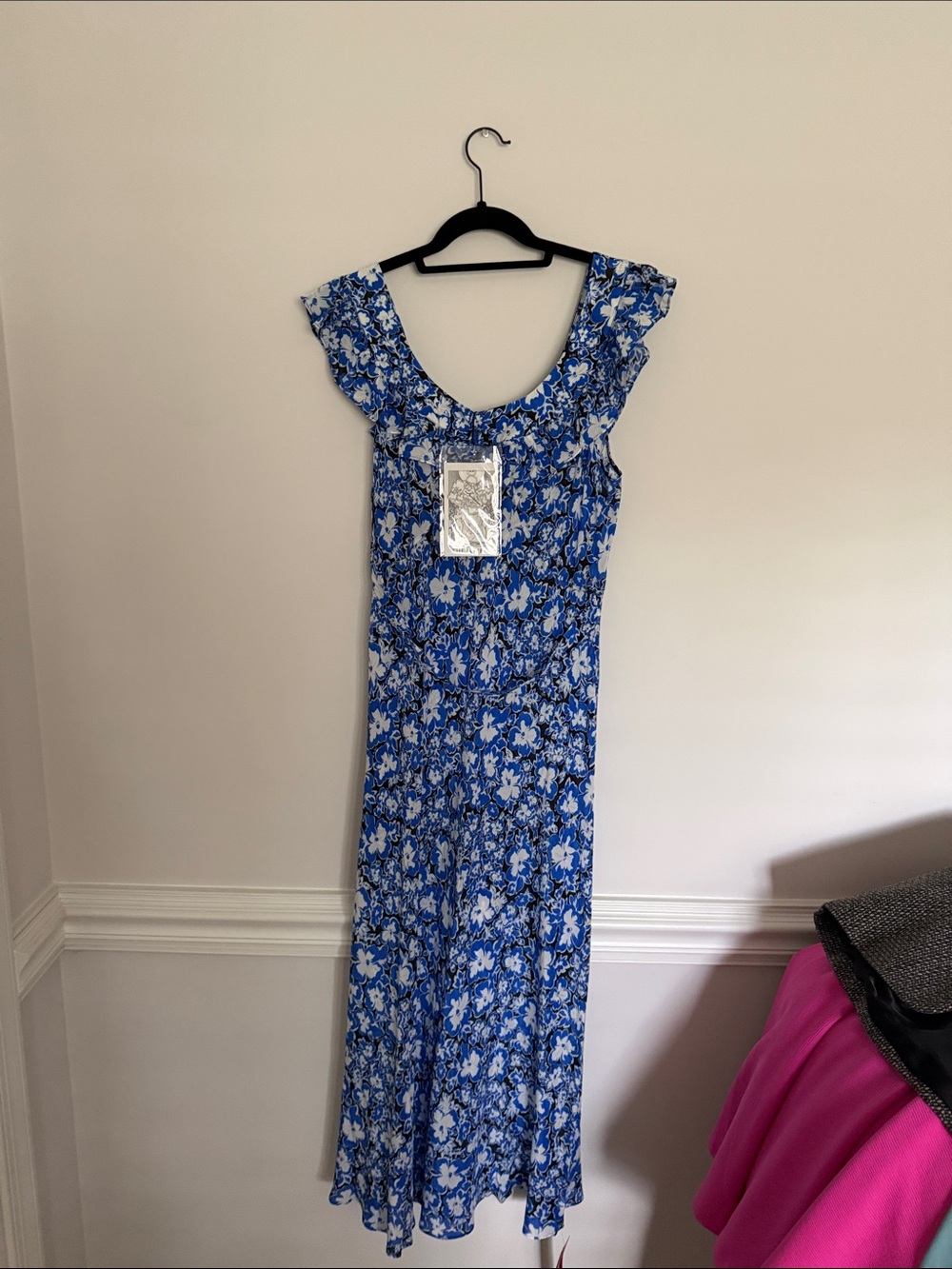 Realisation Par Blue and White Floral Maxi Dress